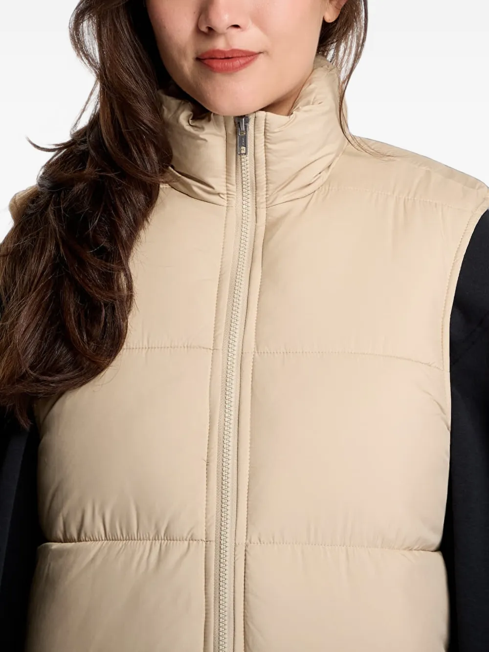 Urban Classics Lange bodywarmer Beige