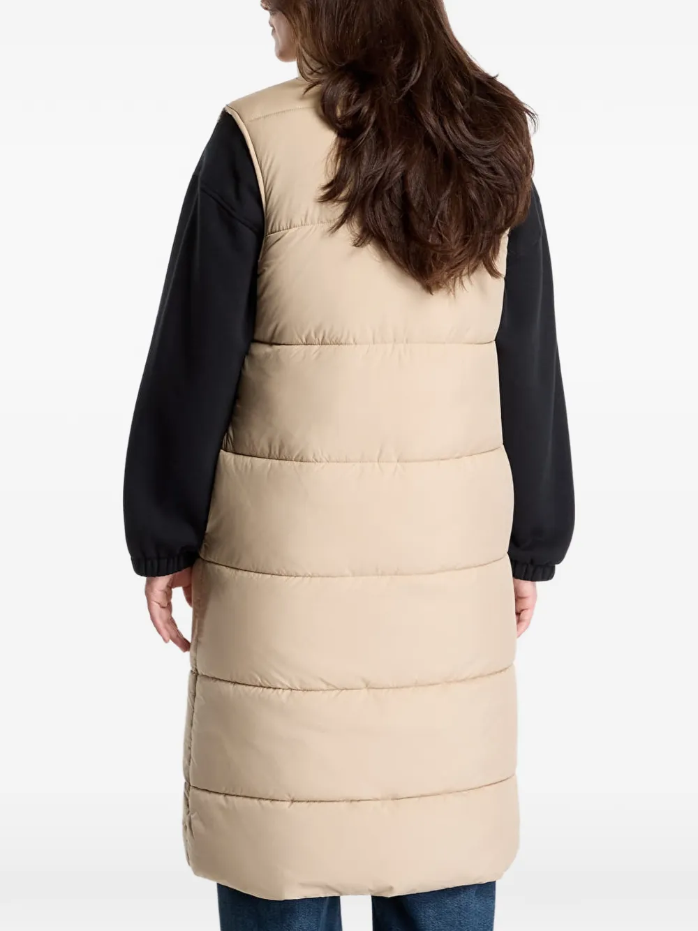 Urban Classics Lange bodywarmer Beige