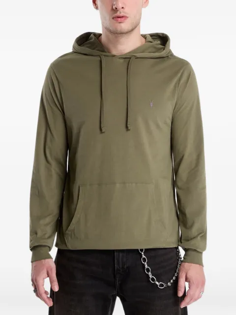 AllSaints Brace logo-embroidered drawstring hoodie