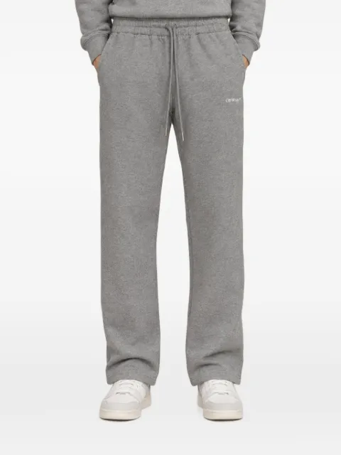 Off-White logo-print drawstring track pants