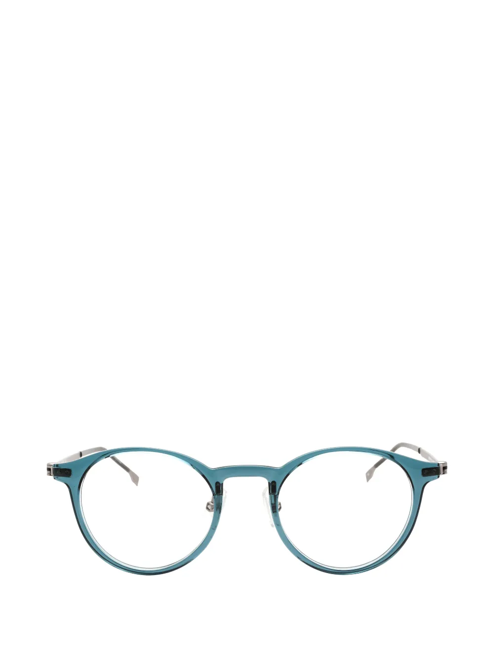 BOSS round-frame glasses