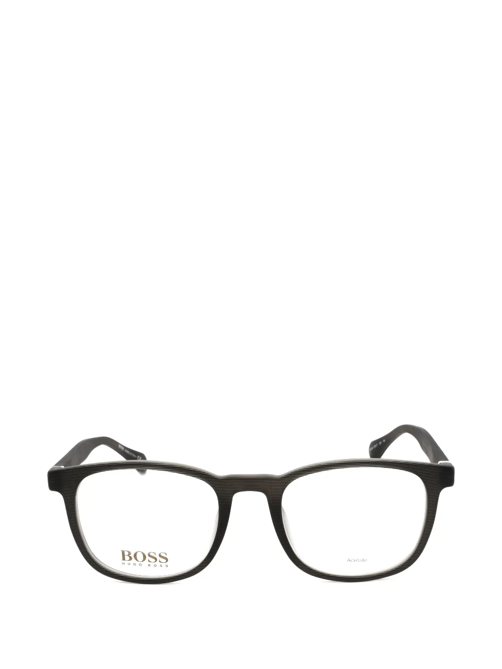 BOSS round-frame textured glasses - Grigio