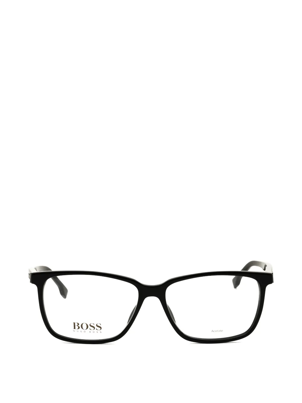 BOSS rectangle-frame glasses | 黑色 | Image 1