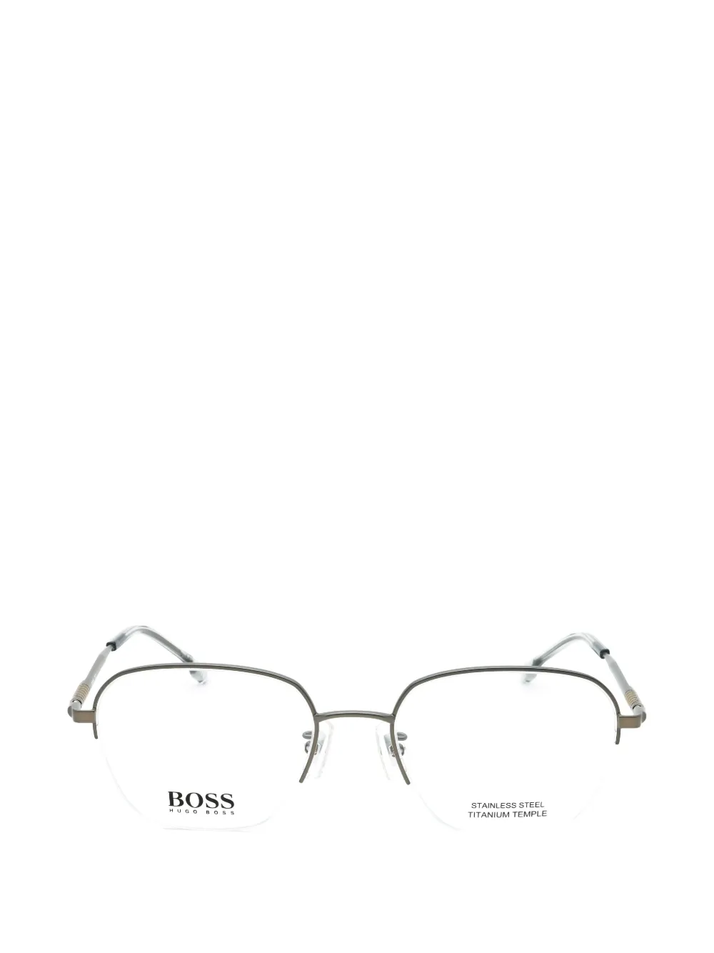 BOSS geometric-frame glasses