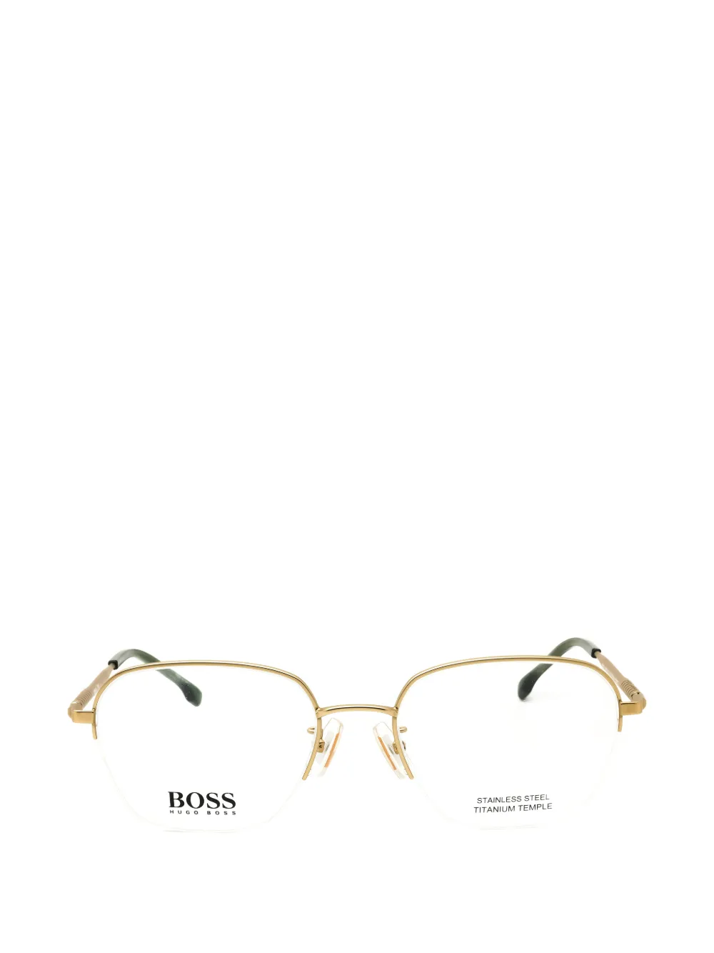 BOSS geometric-frame glasses - Oro