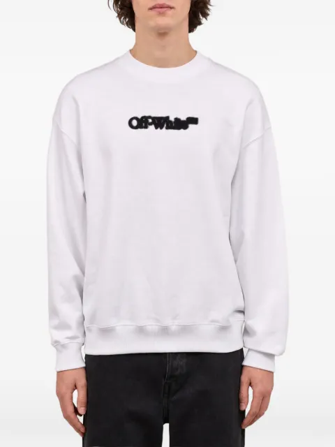 Off-White sudadera con logo estampado