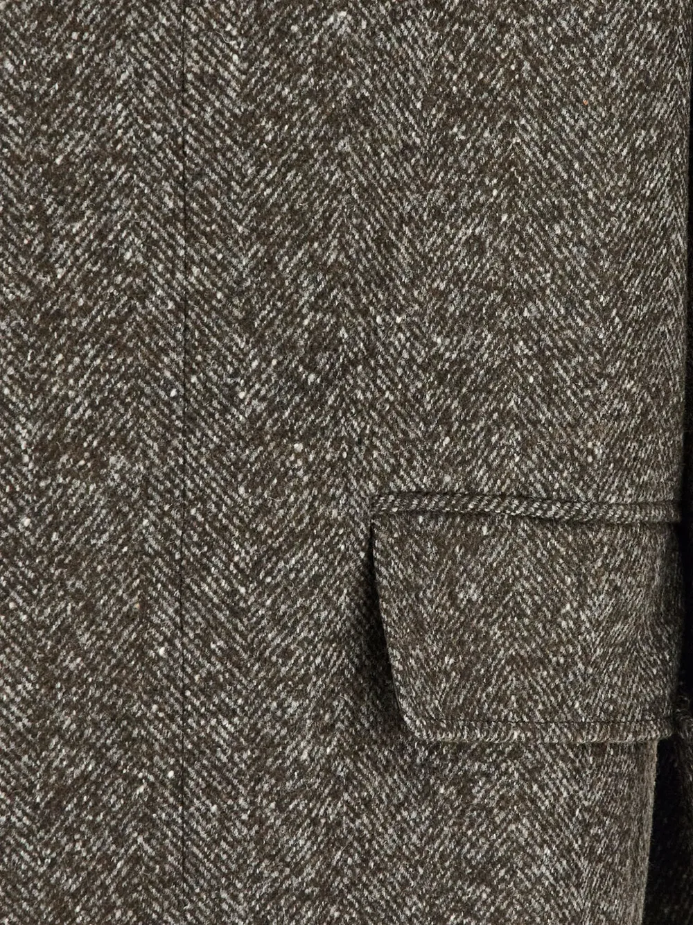 Corneliani herringbone-weave coat Bruin