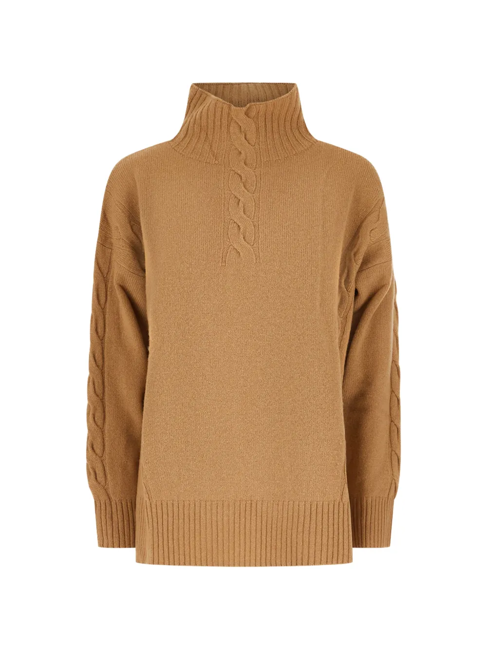 Kangra cable-knit high-neck sweater