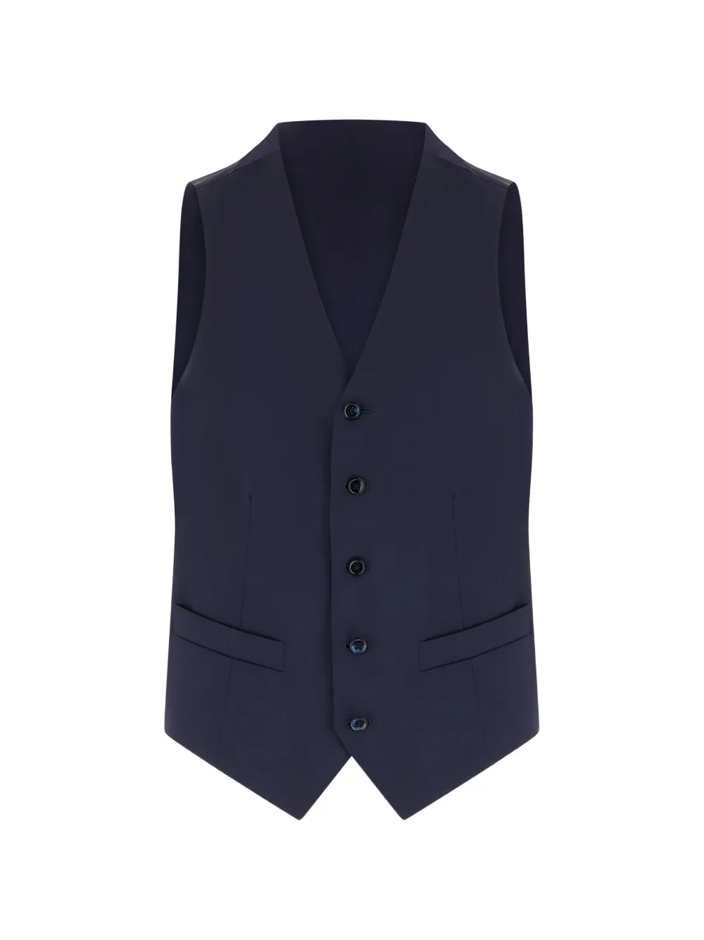 Corneliani single-breasted V-neck waistcoat Blauw