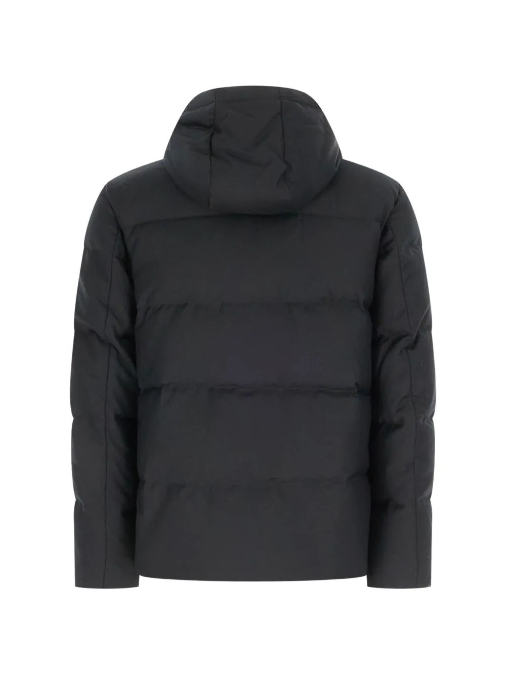 Duno Winsor hooded quilted jacket Zwart