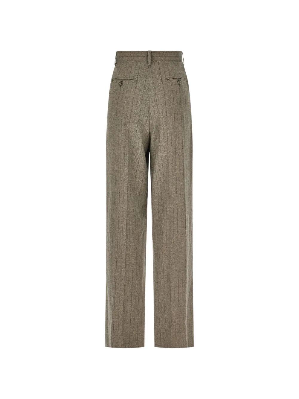 Paul Smith pinstripe wide-leg trousers Grijs