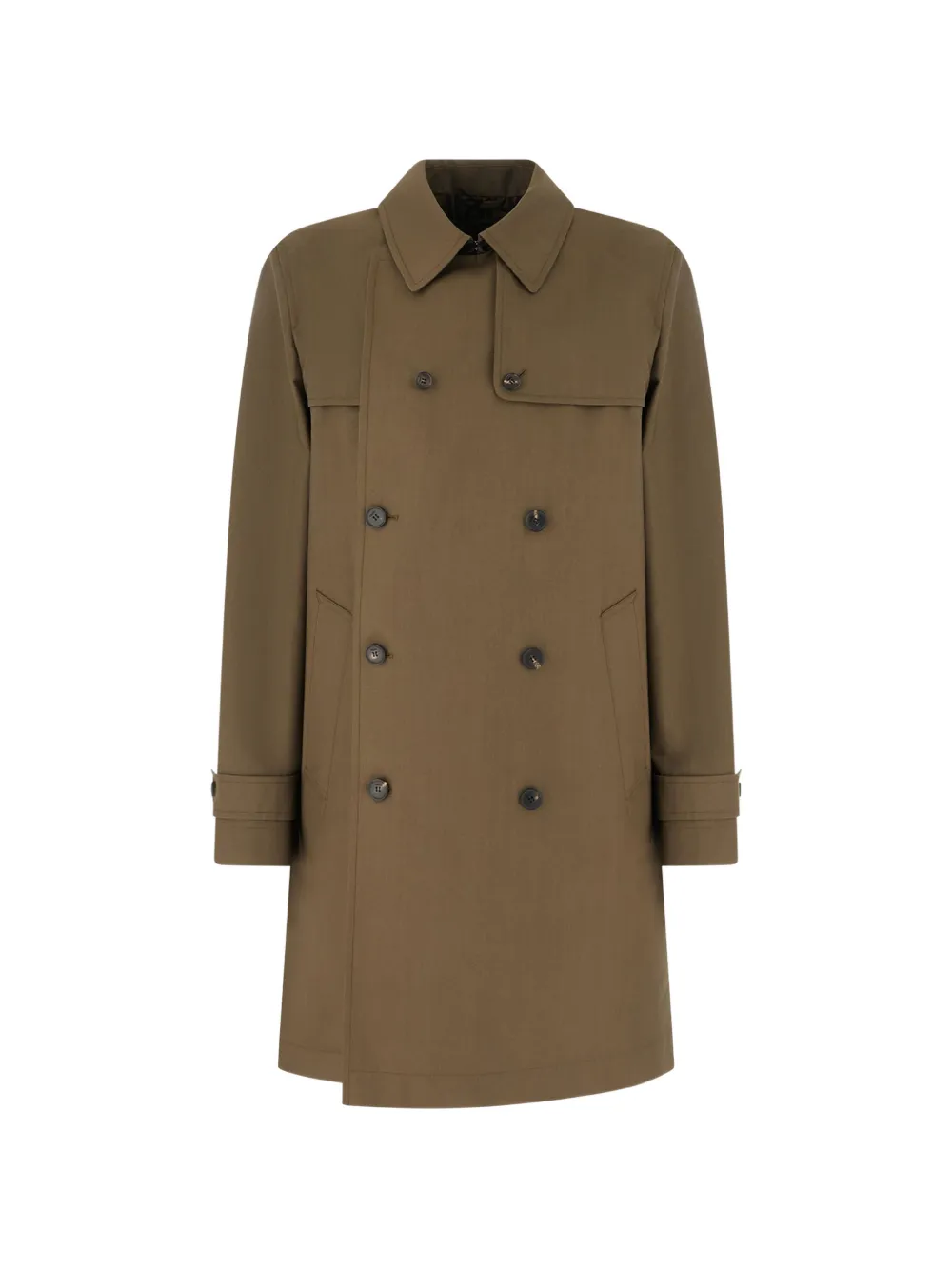 FENDI double-breasted trench coat - Verde
