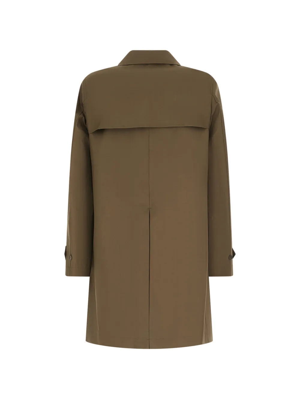 FENDI double-breasted trench coat Groen