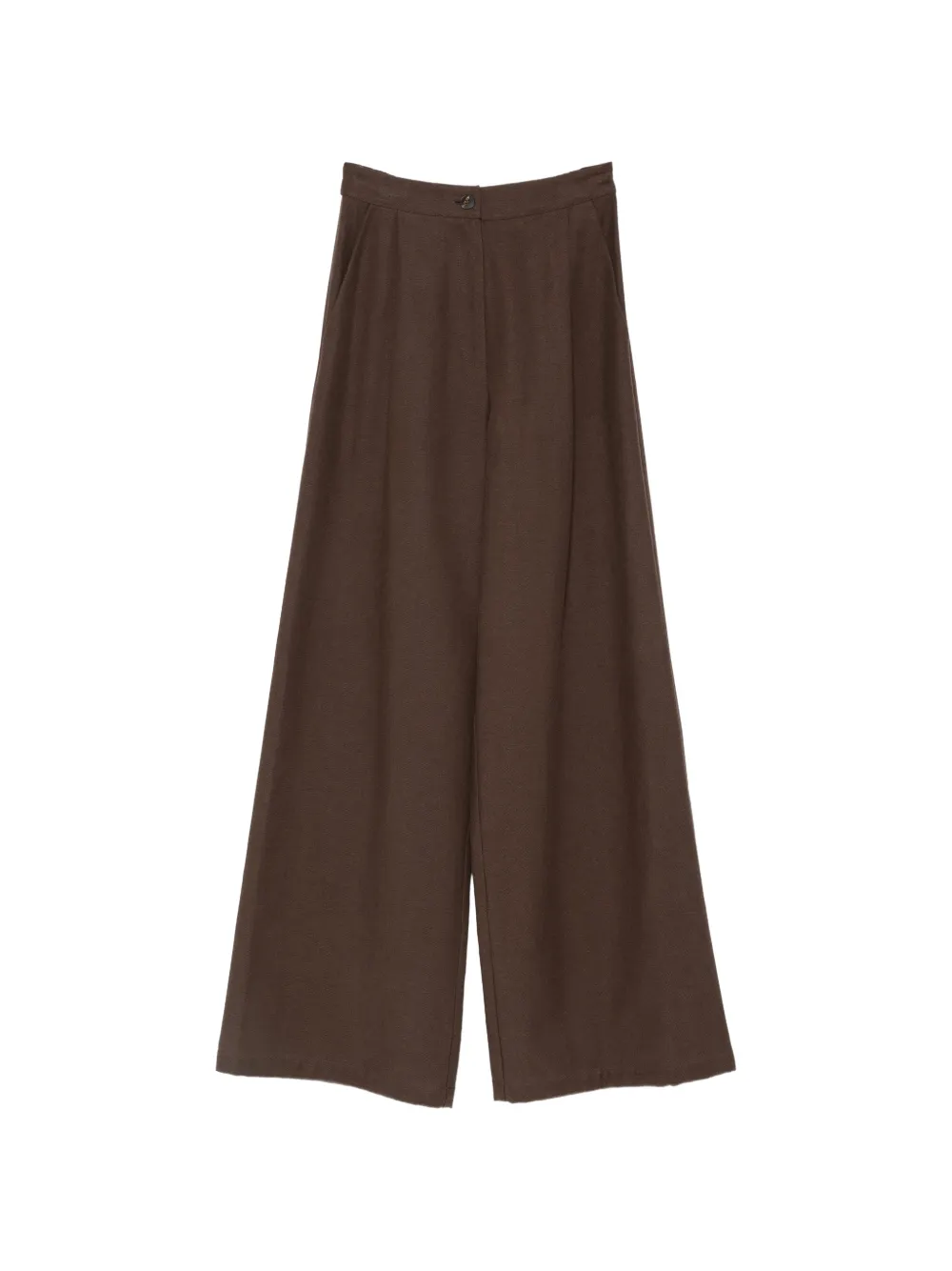 Barba Napoli Wide-leg Trousers In Brown