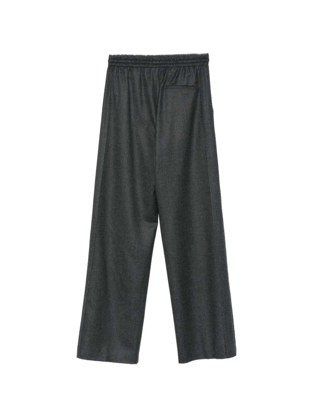 Barba Drawstring-waist Wide-leg Trousers in Grey, view 2