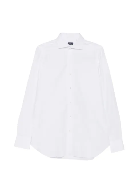 Finamore 1925 Napoli spread-collar long-sleeve shirt