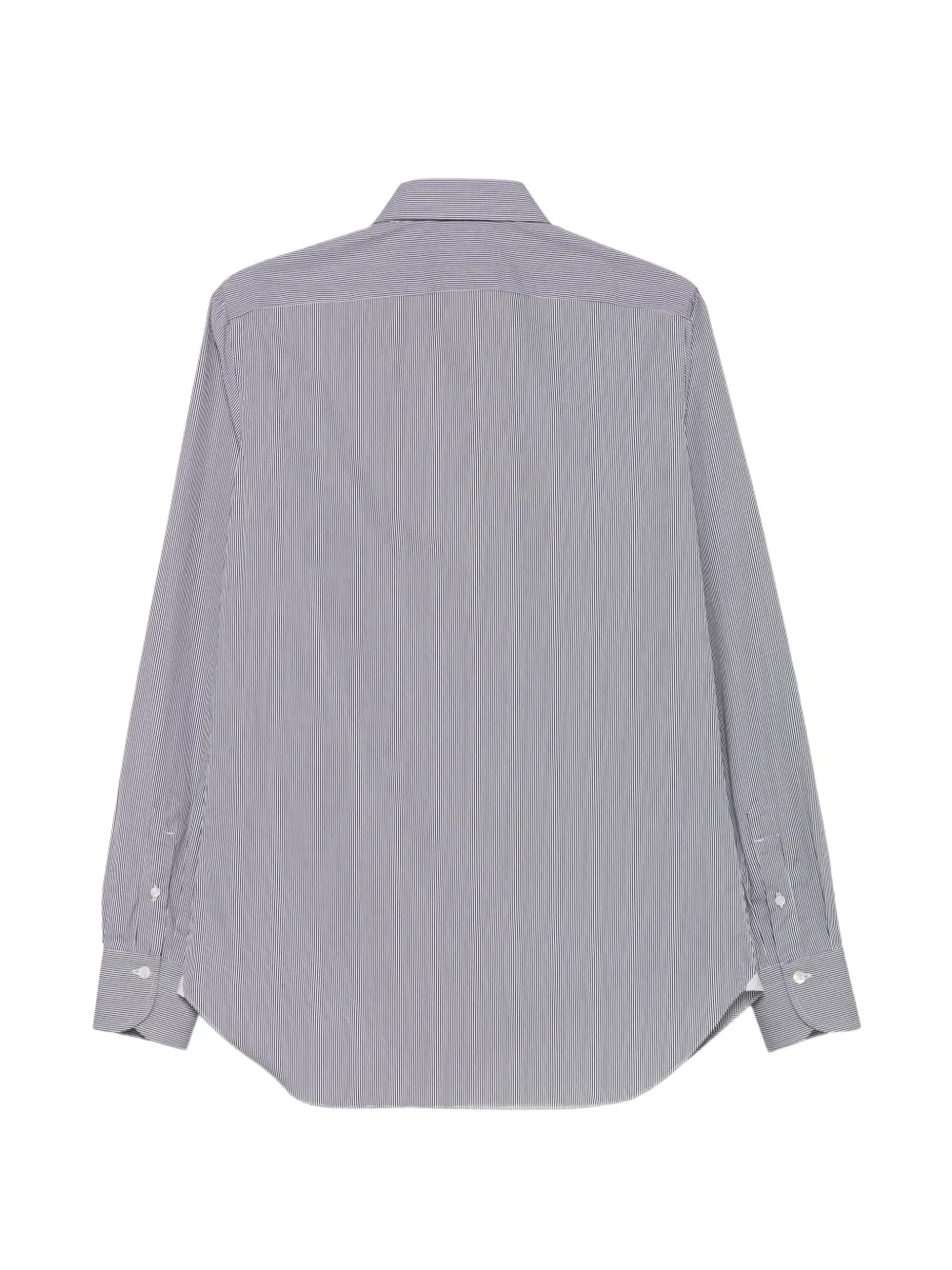 Finamore 1925 Napoli vertical-stripe shirt Wit