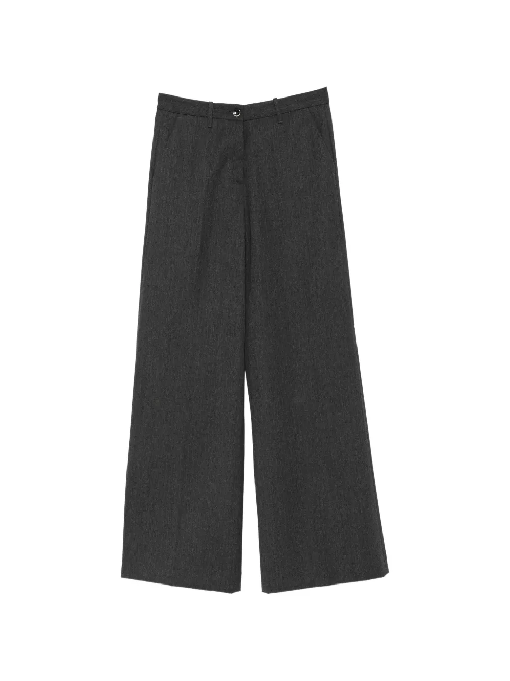Nine In The Morning Nadia pantalon met wijde pijpen Grijs