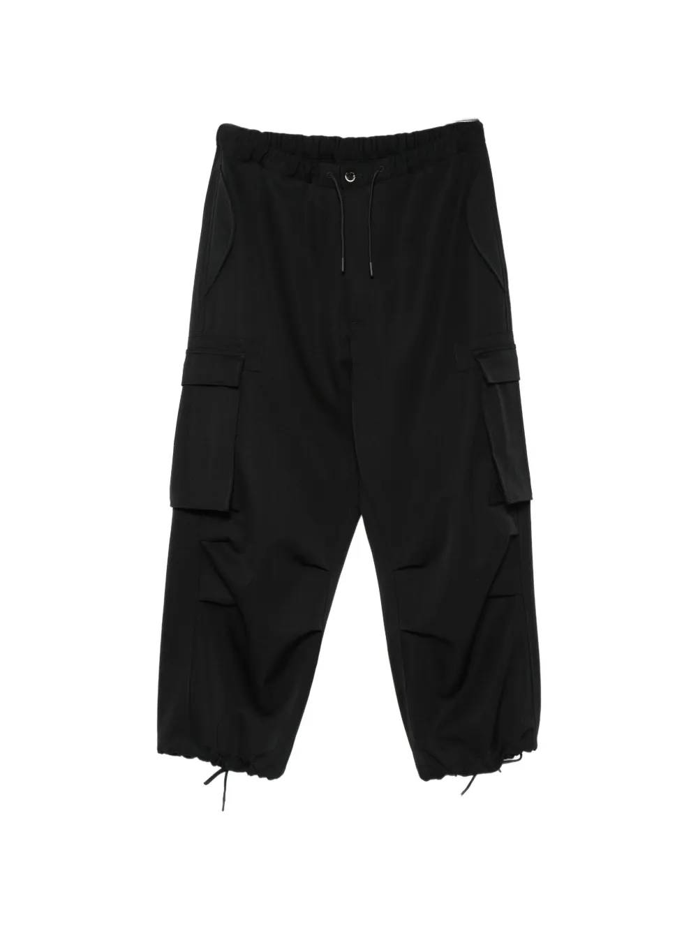 Nine In The Morning pantalon cargo Lucien à lien de resserrage - Noir