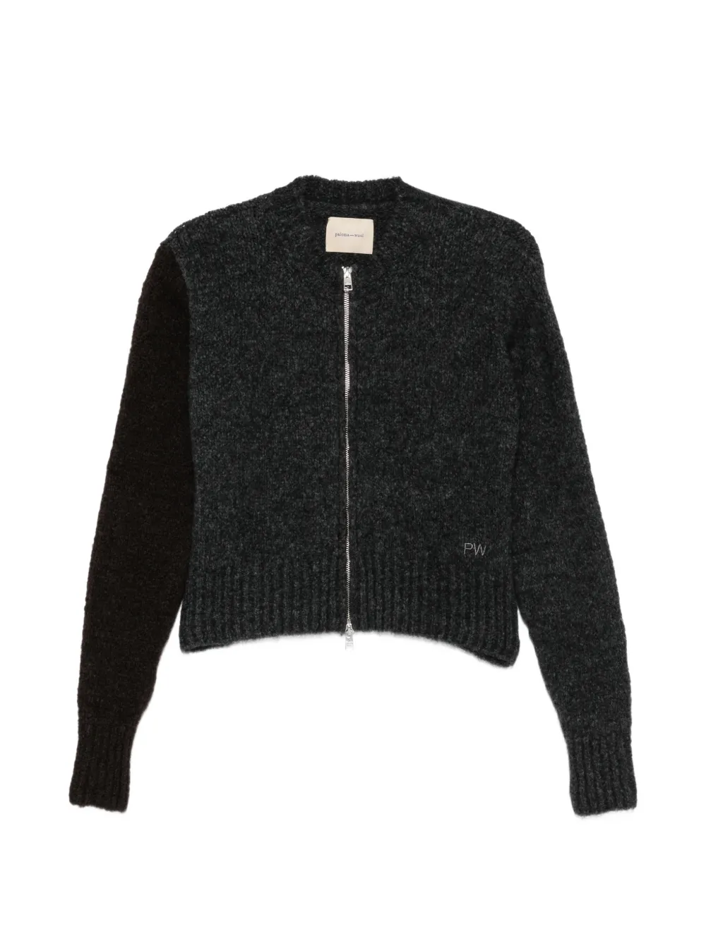 Paloma Wool Jane zip-up knitted cardigan - Grey