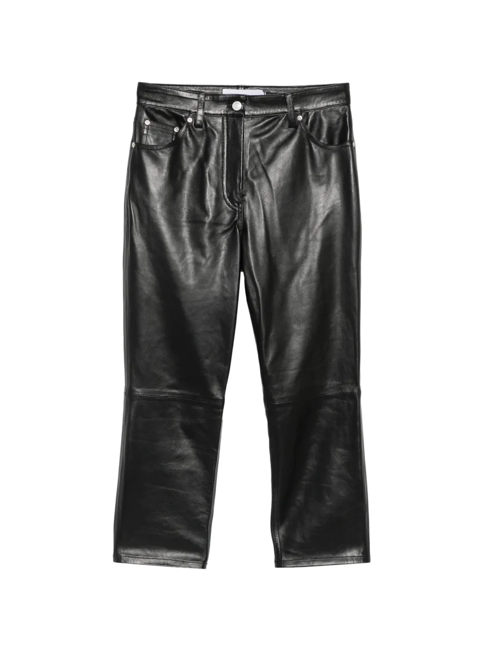 IRO leather cropped trousers - Noir IRO leather cropped trousers - Noir