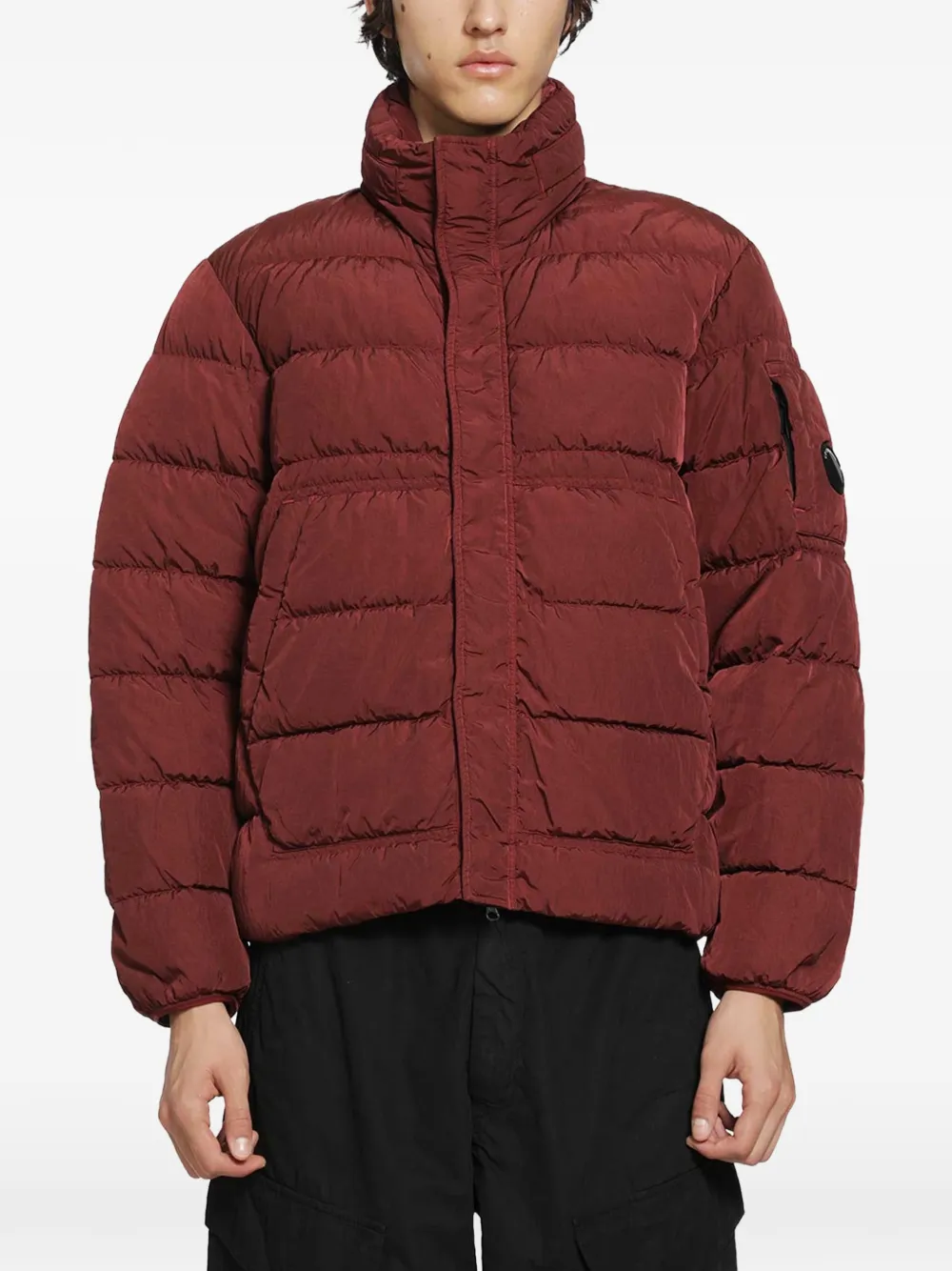 C.P. Company Chrome-R Goggle down jacket - Rot