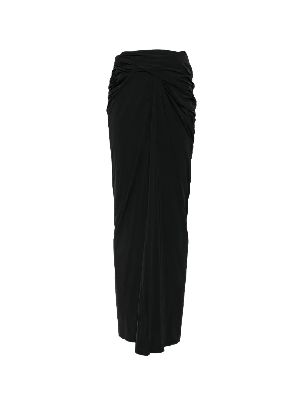 ENTIRE STUDIOS Interlock ruched draped maxi skirt
