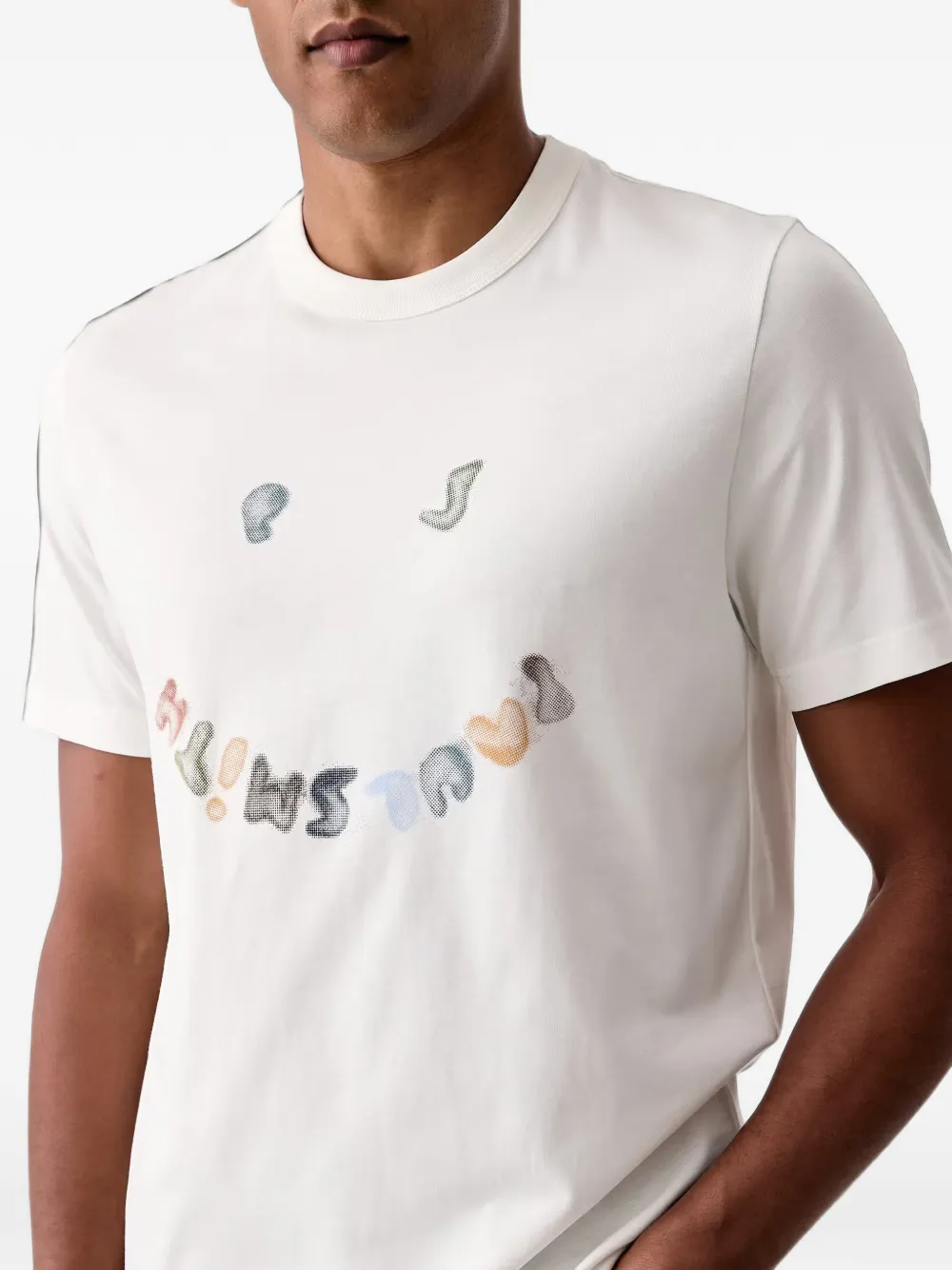 PS Paul Smith Katoenen T-shirt met logoprint Wit