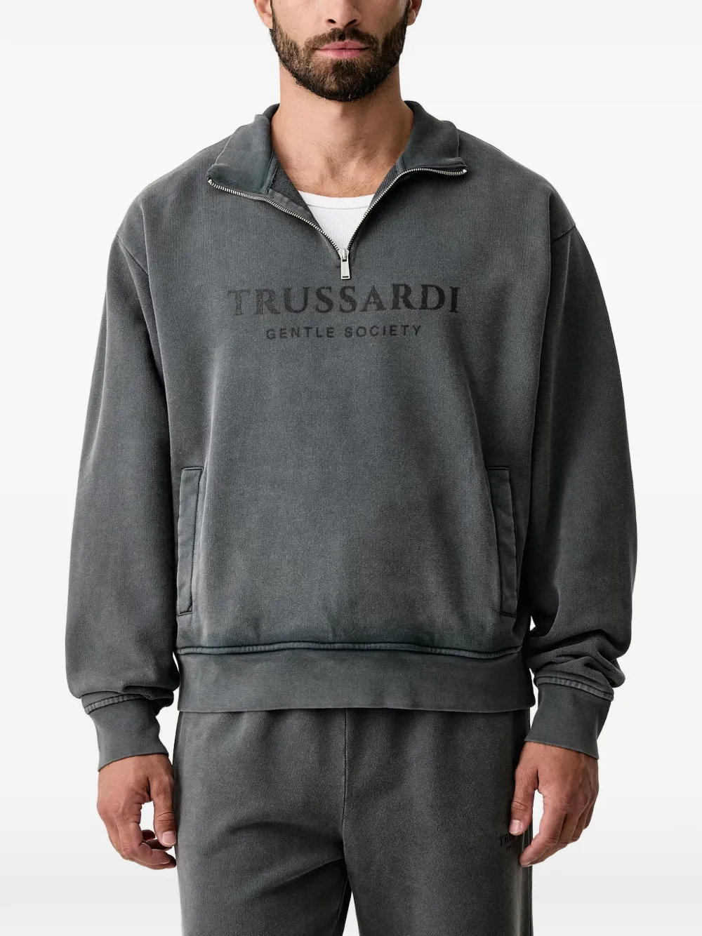 Trussardi sweat Gentle Society - Gris Trussardi sweat Gentle Society - Gris