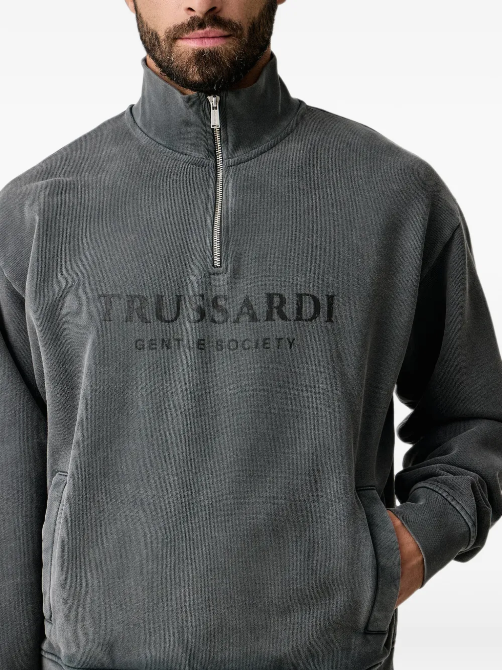 Trussardi Gentle Society sweater Grijs