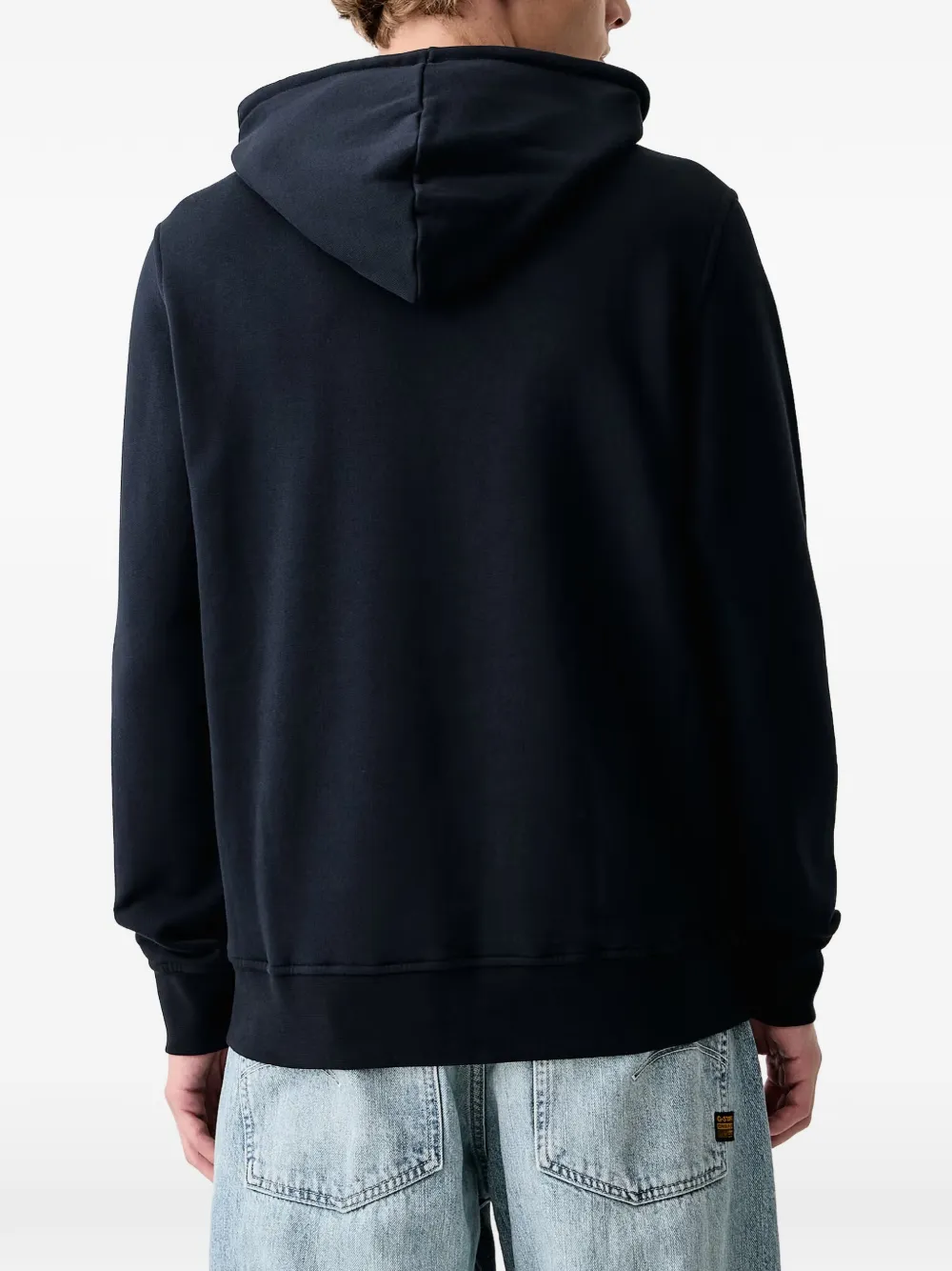 Trussardi Hoodie met geborduurd logo Blauw