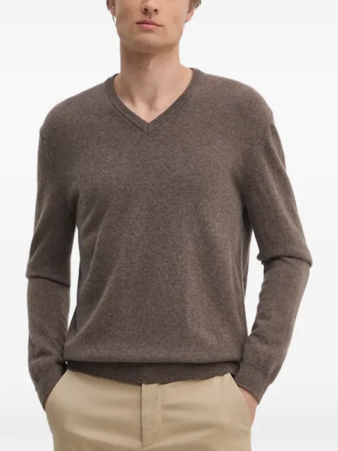 Benetton V-neck long-sleeve sweater
