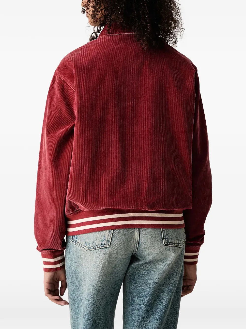 Vans Milliken varsity jacket Rood