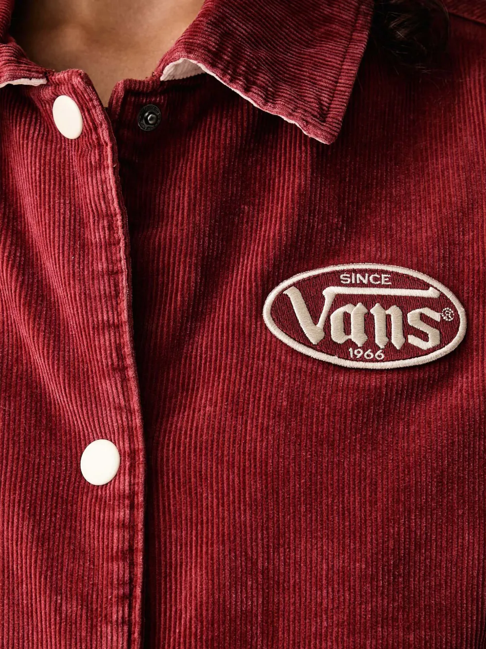 Vans Milliken varsity jacket Rood