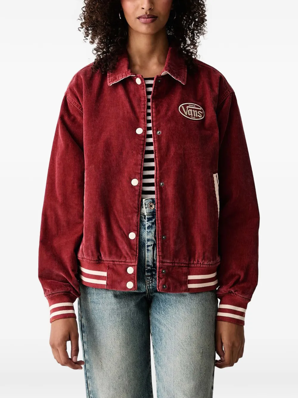 Vans Milliken varsity jacket - Rot
