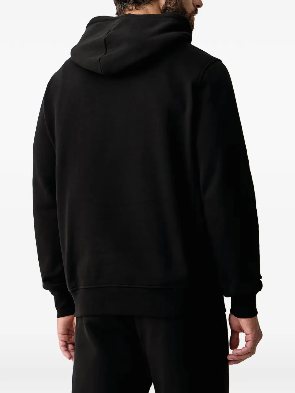 Trussardi Hoodie met geborduurd logo Zwart