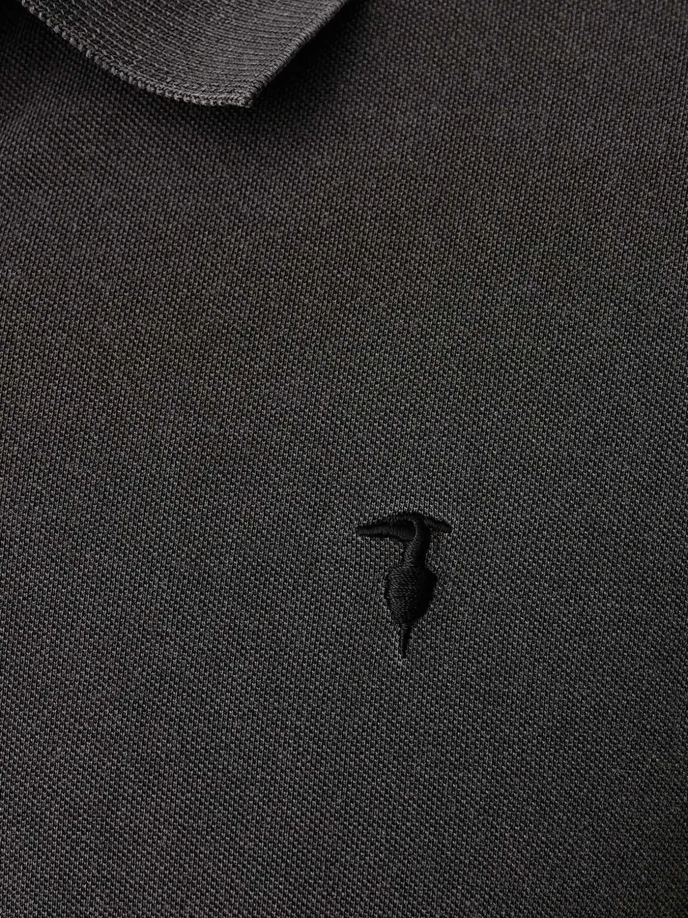 Trussardi Piqué poloshirt met geborduurd logo Grijs