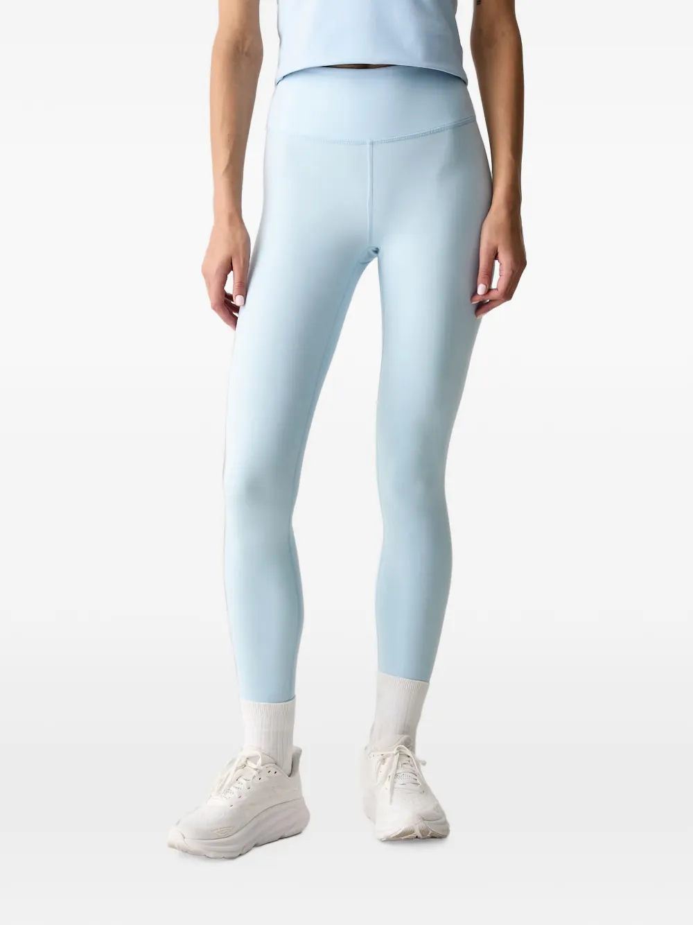 Skechers Goflex high-waisted logo-print trousers - Blu