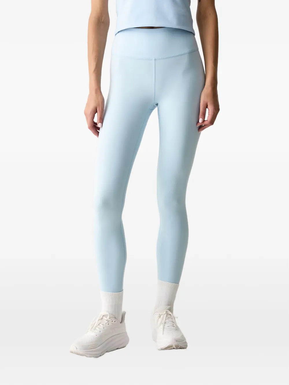 Skechers Goflex high-waisted logo-print trousers - Blu