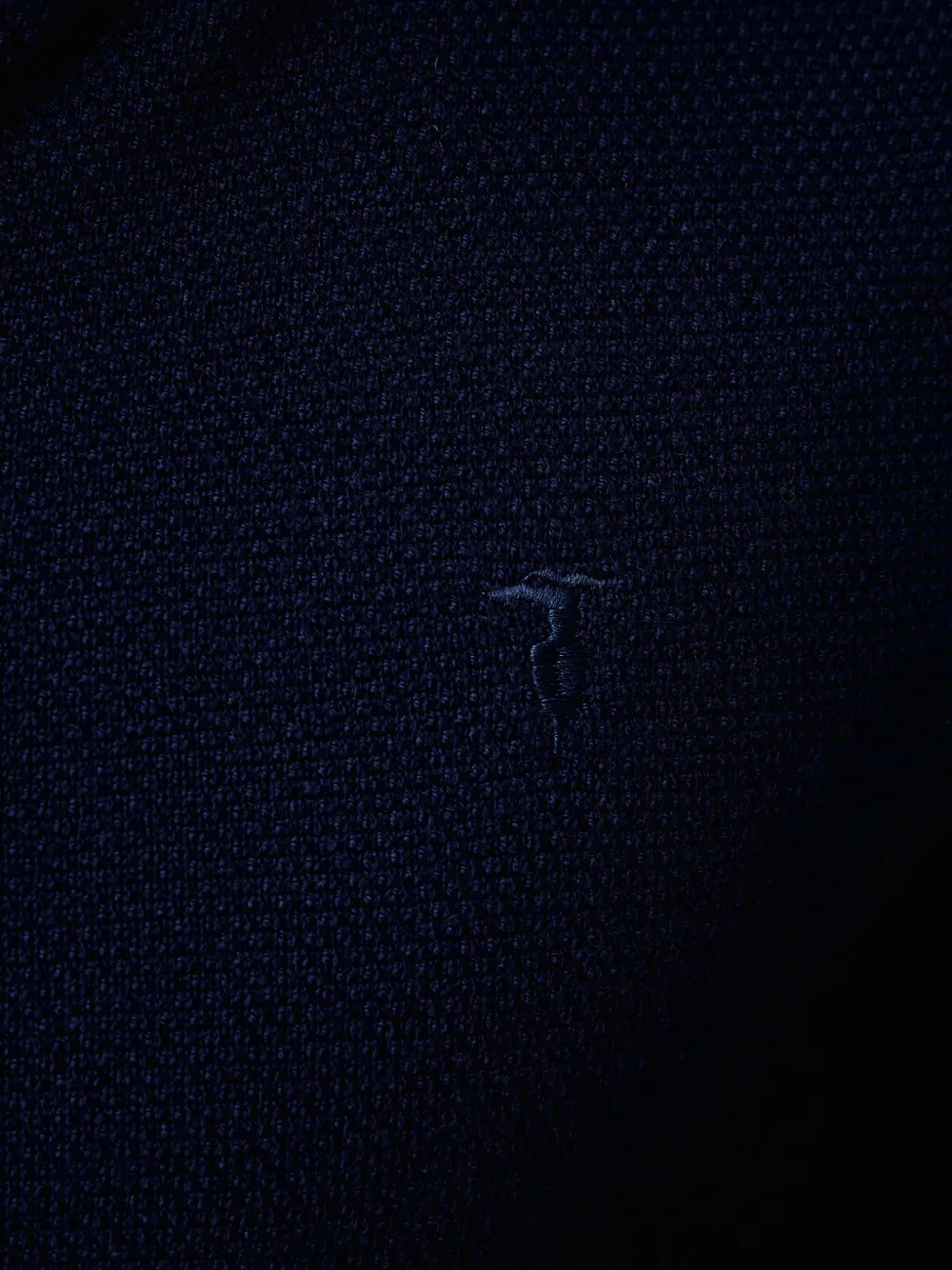 Trussardi Gebreid vest met textuur en rits Blauw