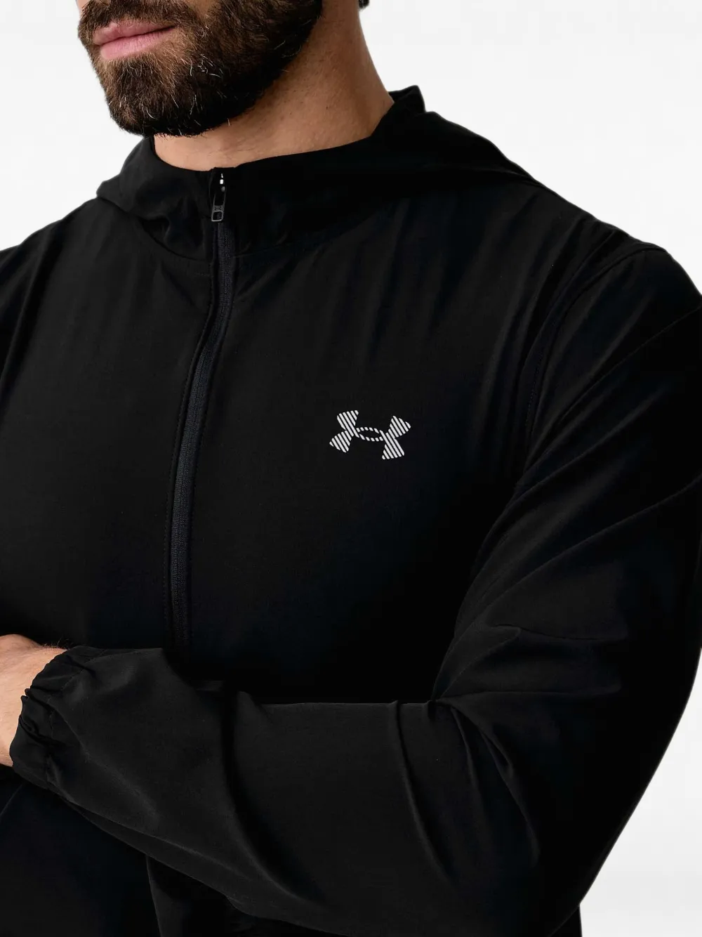 Under Armour Hoodie met rits Zwart