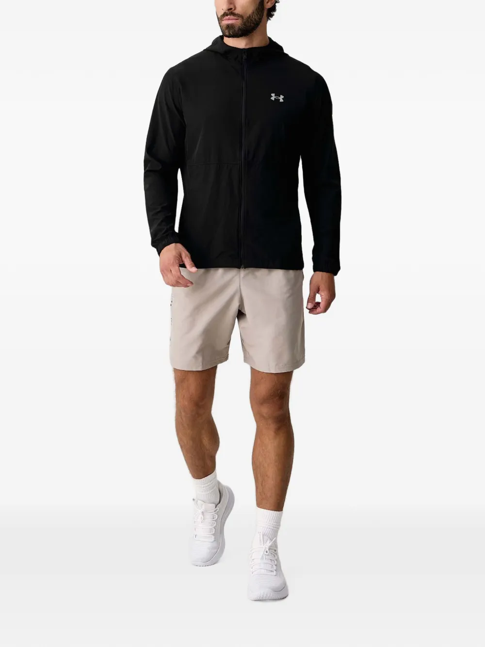 Under Armour Hoodie met rits Zwart