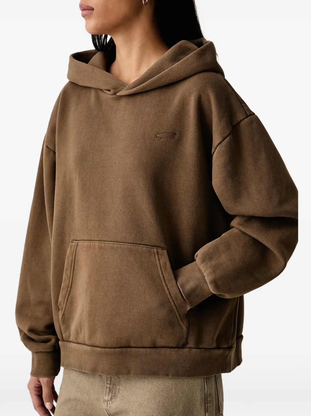 Vans Salton hoodie met geborduurd logo Bruin
