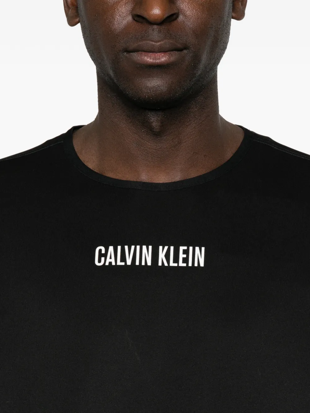 Calvin Klein Sweater met logoprint Zwart