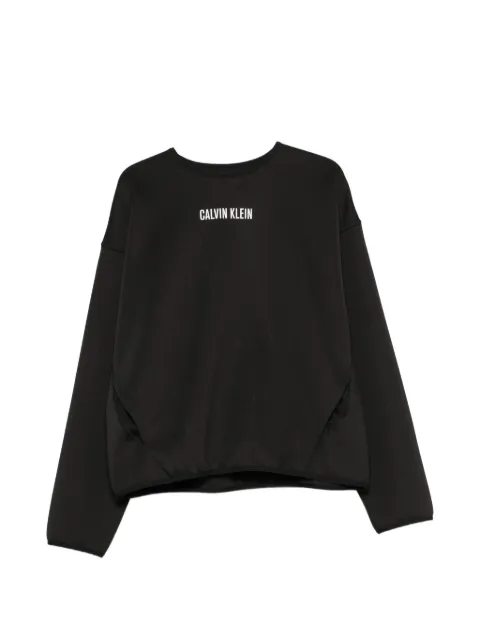 Calvin Klein logo-print crew-neck sweatshirt