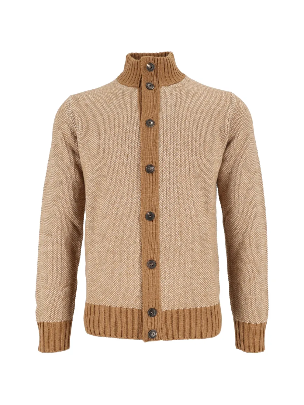 Filippo De Laurentiis button-up knitted cardigan Beige