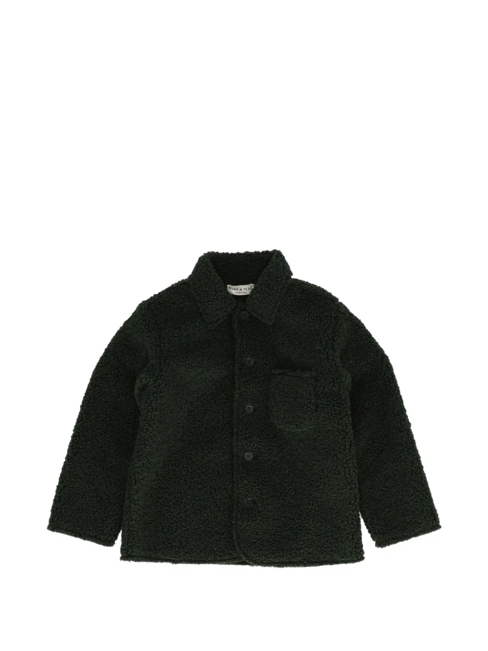 BABE & TESS Sebi teddy jacket - Verde