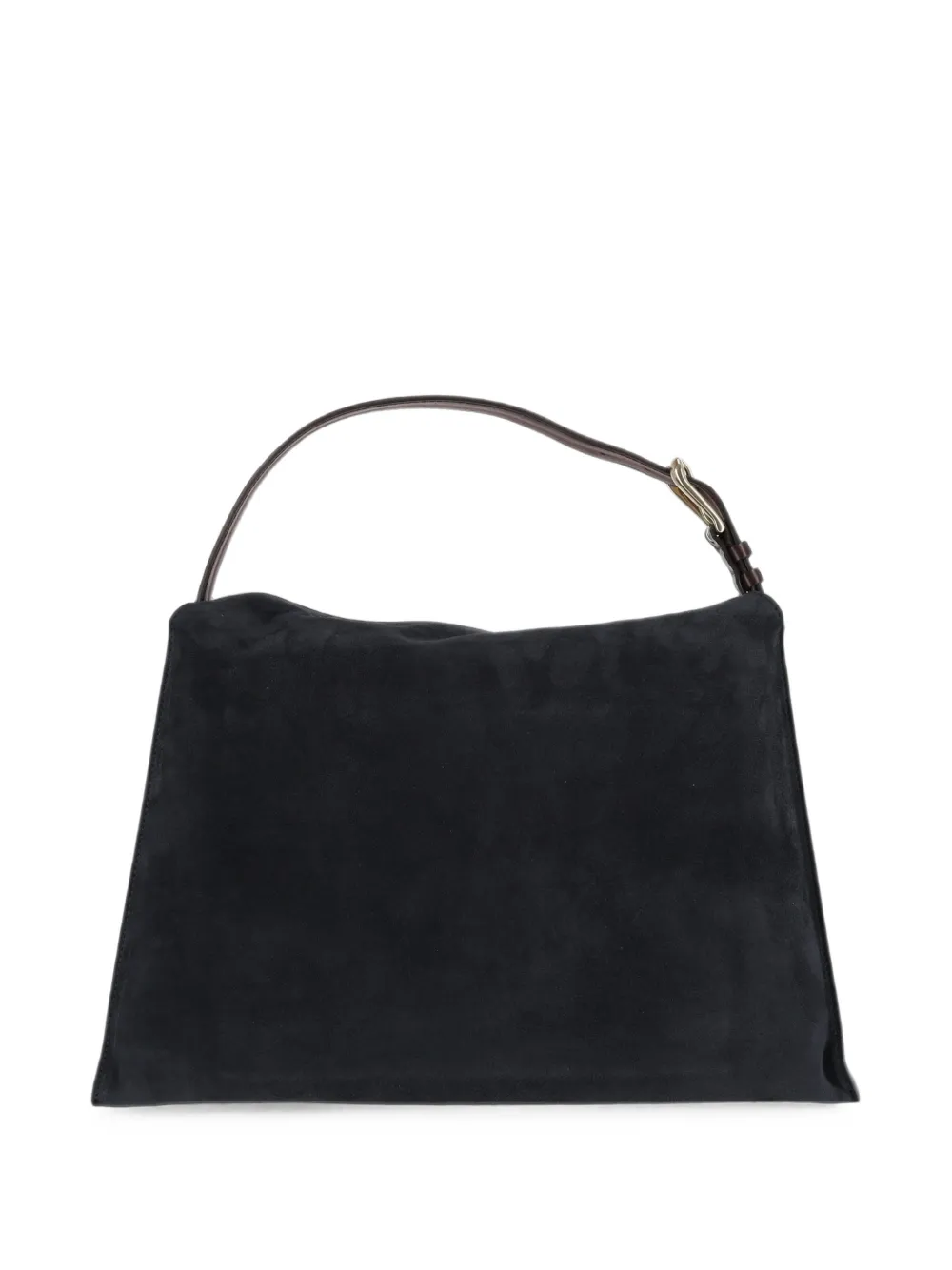 Orciani Trinity Peach Oro suède midi-shopper Blauw