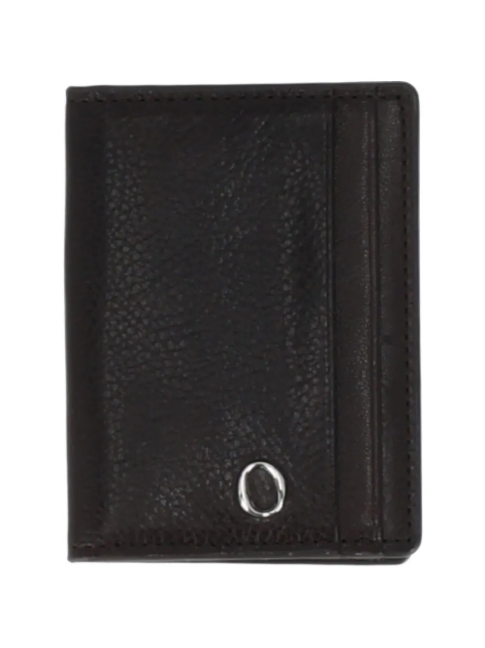 Orciani Lagoon leather cardholder - Marrone