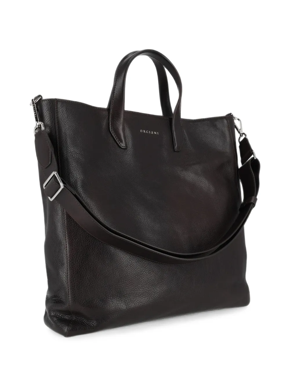 Orciani Work Lagoon leren shopper Bruin